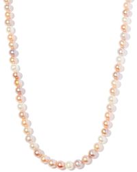 Hatton Labs - Pearl Chain Necklace - Men's - Sterling Silver - Lyst