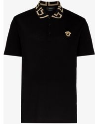 pink versace polo shirt