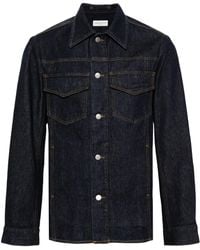 Dries Van Noten - Button-up Denim Shirt Jacket - Lyst
