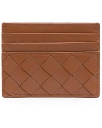 Bottega Veneta - Intrecciato Leather Cardholder - Women's - Calf Leather - Lyst