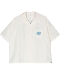 Visvim - White Logo-print Silk Shirt - Men's - Silk - Lyst