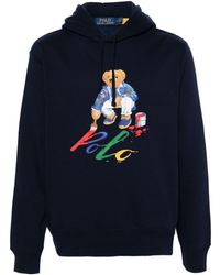 Polo Ralph Lauren - Polo Bear Hoodie - Men's - Cotton/polyester/elastane - Lyst