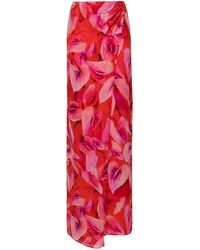 ANDAMANE - Phoebe Floral-print Wrap Skirt - Lyst