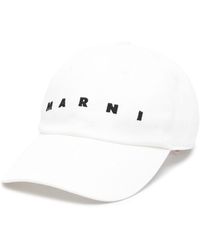 Marni - Logo-embroidered Baseball Cap - Lyst