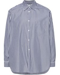 Comme des Garçons - And White Striped Cotton Shirt - Lyst