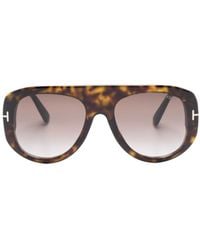 Tom Ford - Cecil Tortoiseshell D-frame Sunglasses - Lyst