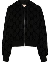 Gucci - Interlocking G Cotton Hooded Jacket - Lyst