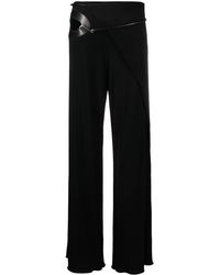 Tom Ford - Cut-out Wide-leg Silk Trousers - Lyst