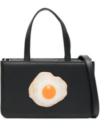 Puppets and Puppets - egg Small Leather Top-handle Bag - Women's - Calf Leather/metal/plastic - Lyst