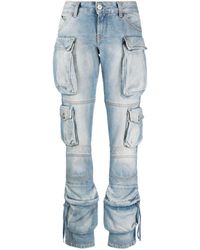 The Attico - Essie Cargo Jeans - Women's - Cotton - Lyst