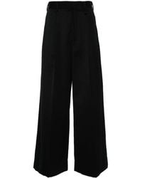 Simone Rocha - Pleated Wide-Leg Trousers - Lyst