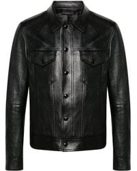 Tom Ford - Classic-collar Leather Jacket - Lyst