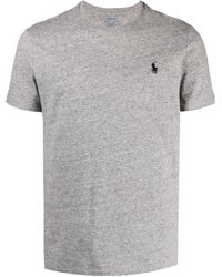 Polo Ralph Lauren - Embroidered-logo Cotton T-shirt - Lyst