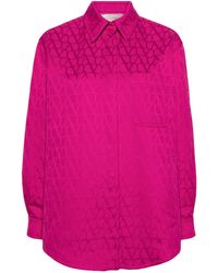 Valentino Garavani - Toile Iconographe Cotton-blend Shirt - Women's - Polyester/cotton - Lyst
