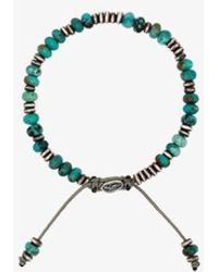 M. Cohen Templar Beaded Bracelet - Blue