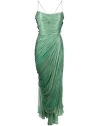 Maria Lucia Hohan - Siona Draped Silk Dress - Lyst