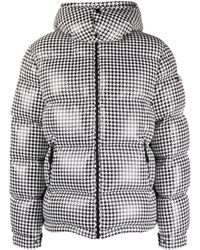 Moncler Genius - X Frgmt Socotrine Houndstooth-pattern Padded Jacket - Unisex - Polyamide/goose Down/feather Down - Lyst