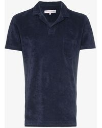 Orlebar Brown - Terry Cloth Polo Shirt - Lyst