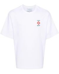 Casablancabrand - Casa Sport Organic-cotton T-shirt - Men's - Organic Cotton - Lyst