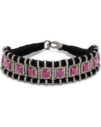 JIA JIA - Sterling Ruby And Diamond Bracelet - Lyst