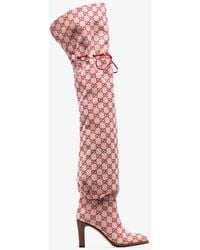 thigh high gucci boots