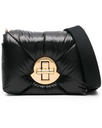 Moncler - Mini Puf Leather Crossbody Bag - Lyst