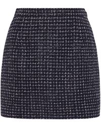 Alessandra Rich - Tweed Fitted Skirt - Women's - Viscose/polyester/polyamide - Lyst