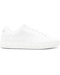 Versace - Greca Leather Sneakers - Lyst
