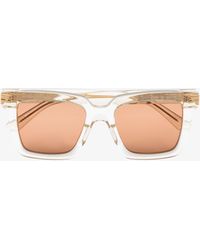 Bottega Veneta - Square-frame Sunglasses - Unisex - Acetate - Lyst