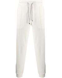 Brunello Cucinelli - Zipped-cuffs Cotton Track Pants - Lyst