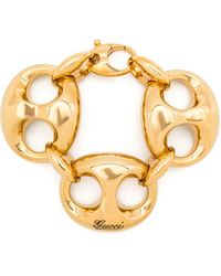Gucci - Gold-tone Marina Oversize-chain Bracelet - Women's - Gold Plated Brass - Lyst