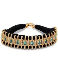 JIA JIA - Emerald And Diamond Bracelet - Lyst