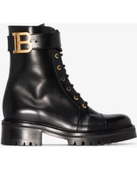 Balmain - Ranger Romy Leather Boots - Lyst