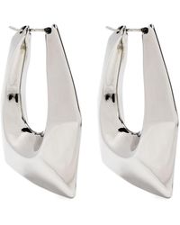 Alexander McQueen - Modernist Geometric Hoop Earrings - Lyst