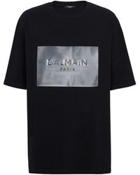 Balmain - Main Lab Hologram T-shirt - Lyst