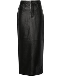 Wardrobe NYC - Leather Maxi Skirt - Women's - Sheepskin - Lyst