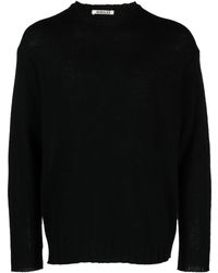 AURALEE - Crew Neck Wool-blend Sweater - Lyst