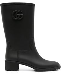 Gucci - Rubber Rain Boots - Lyst