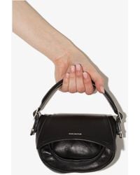 16Arlington Black Kiks Leather Mini Bag