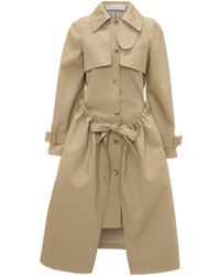 JW Anderson - Gathered-waist Trench Coat - Lyst