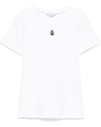 McQueen - T-Shirt With Embroidery - Lyst