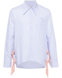 Kiko Kostadinov - Striped Cotton Shirt - Lyst