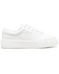 Ganni - Logo-patch Low-top Sneakers - Lyst