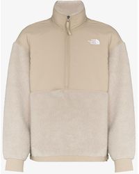 The North Face Neutral Platte Sherpa Fleece Sweater - Natural
