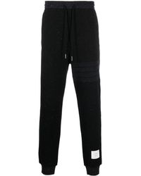 Thom Browne - Flecked Knitted Track Pants - Lyst