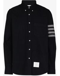 Thom Browne - 4-bar Stripe Cotton Shirt - Men's - Cotton - Lyst