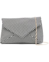 Dries Van Noten - And White Checkered Clutch Bag - Lyst