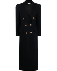 Bally - Double-breasted Wool Coat - Lyst