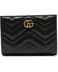 Gucci - Gg Marmont 2.0 Embellished Matelassé Leather Wallet - Lyst