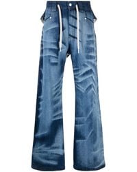 NAMESAKE - Del Layered Straight Jeans - Lyst